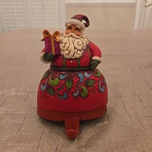 Jim Shore Santa Christmas Stocking Hanger